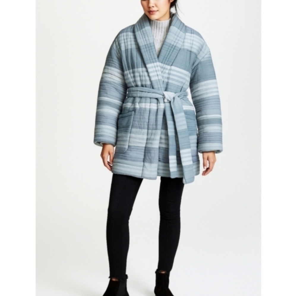 MARA HOFFMAN WILLA QUILTED COAT JACKET